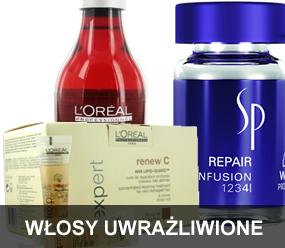 Włosy uwrażliwione