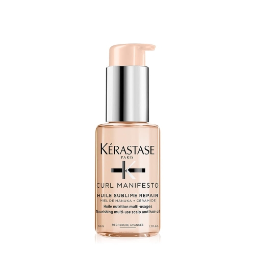 Kérastase Curl Manifesto Huile Sublime Repair - odżywczy olejek do loków dla blasku i gładkości
