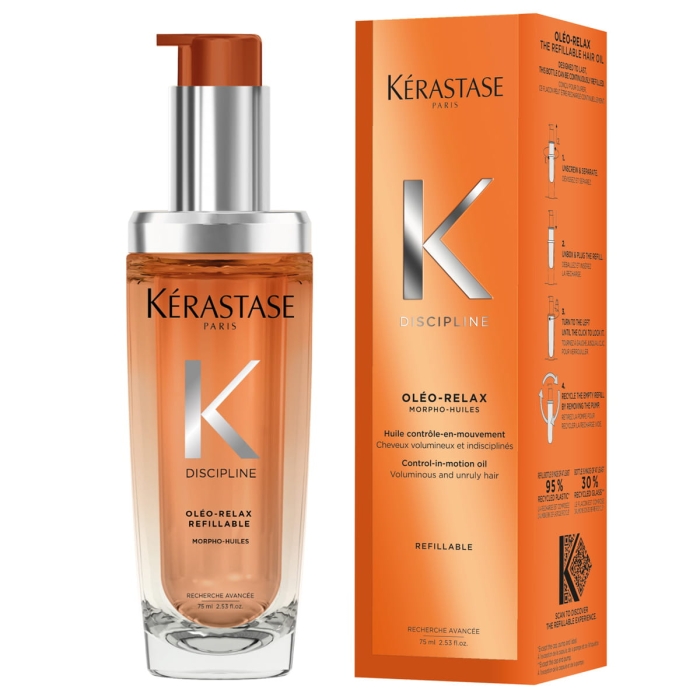 zdjęcie produktu Olejek z Termoochroną z Olejem Kokosowym do Włosów Puszacych się Kérastase Discipline Oléo-Relax (100ml)