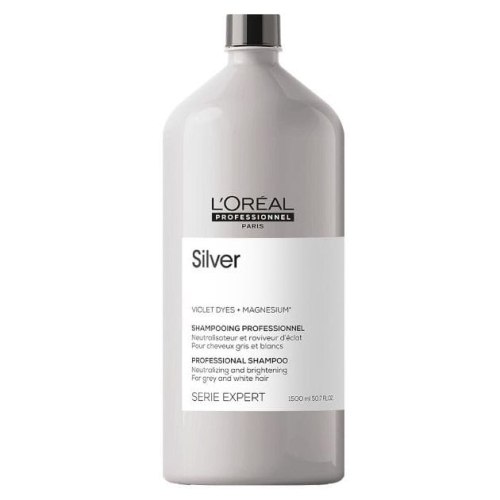 Szampon do włosów siwych i rozjaśnionych 1500ml - L'Oréal Professionnel Silver