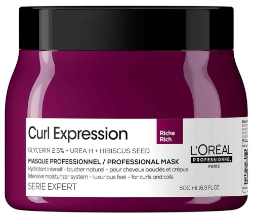 L'Oréal Professionnel Curl Expression Bogata Maska Techniczna 500 ml do suchych loków
