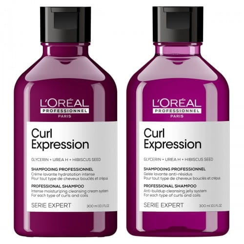 Zestaw szamponów oczyszczająco-nawilżających do włosów kręconych i suchych L'Oréal Serie Expert Curl Expression 
