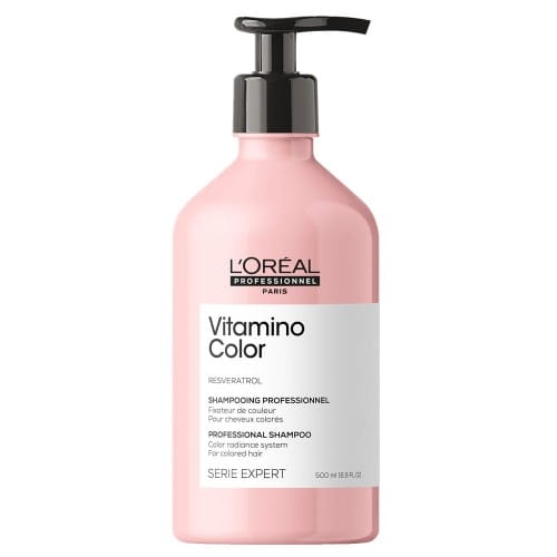 L'Oréal Professionnel Vitamino Color Szampon 500 ml z pompką do włosów farbowanych i rozjaśnianych