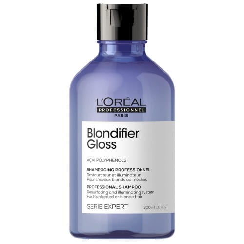 Szampon do włosów blond L'Oréal Blondifier Gloss 300 ml - delikatne oczyszczenie i blask