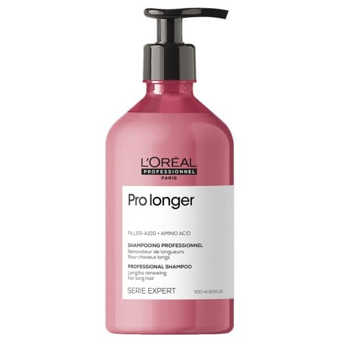 L’Oréal Professionnel Pro Longer Szampon 500 ml z pompką – różowa butelka