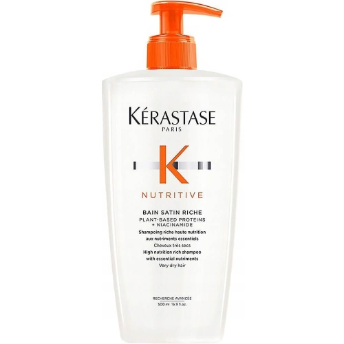Kérastase Nutritive Bain Satin Riche – szampon odżywczy z pompką 500 ml