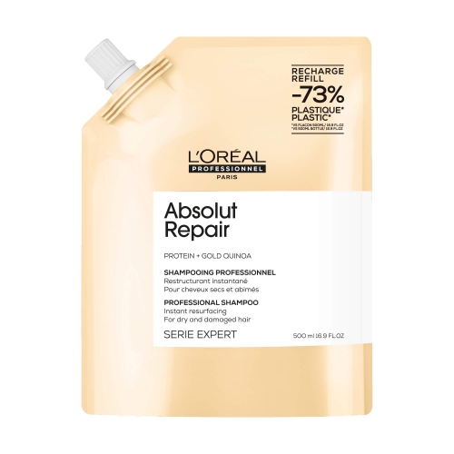 L'Oréal Absolut Repair – szampon Refill 500 ml do włosów zniszczonych