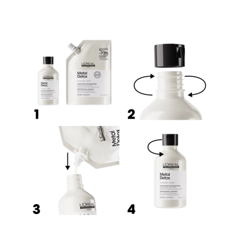 Instrukcja użycia opakowania Refill L’Oréal Metal Detox krok po kroku