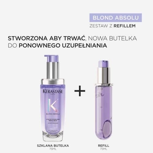 Zestaw Kérastase Blond Absolu z butelką i refillem