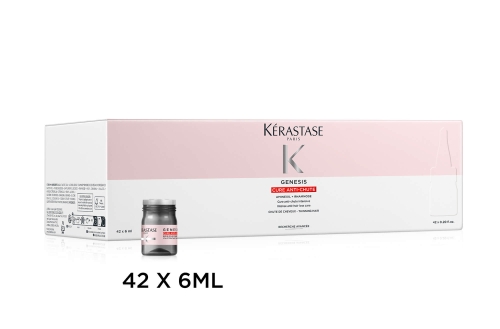 Zdjęcie opakowania zewnętrznego produktu Kérastase Genesis Ampułki 42x6 ml
