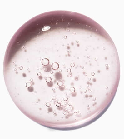 Tekstura szamponu Kérastase Chroma Absolu Bain Riche – perłowy żel z pęcherzykami powietrza