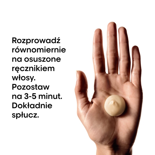 Porcja maski Absolut Repair na dłoni – sposób użycia