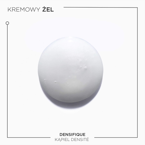 Konsystencja szamponu Kérastase Densifique – kremowy żel.