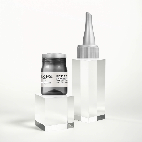 Kérastase Densifique Cure Densité – fiolka i aplikator na białym tle
