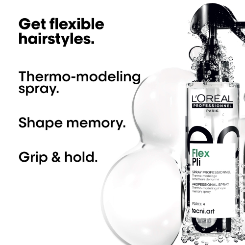 L’Oréal Professionnel Tecni.Art Flex Pli – spray termo-modelujący z hasłami o elastycznej stylizacji