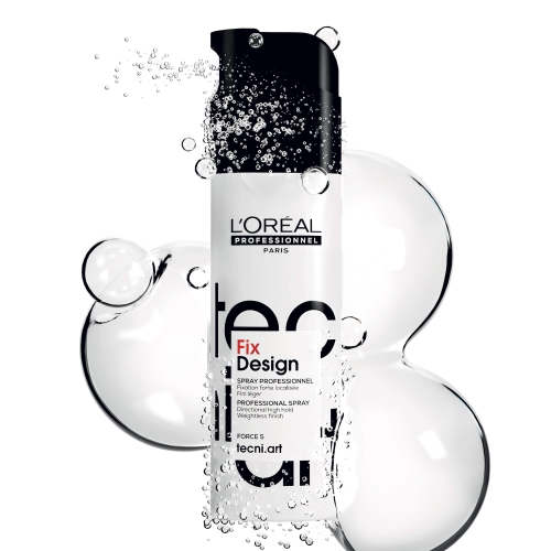 L’Oréal Professionnel Tecni.Art Fix Design – spray utrwalający w aranżacji z bąbelkami