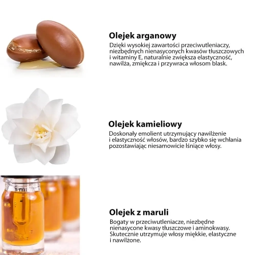 Kérastase Elixir Ultime – składniki: olejek arganowy, kameliowy i z maruli