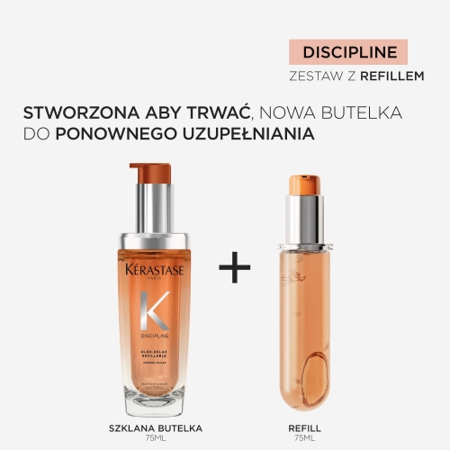 Kérastase Discipline Oléo-Relax – zestaw z wymiennym wkładem refill