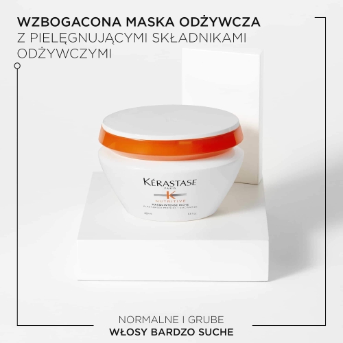 Kérastase Nutritive Masquintense Riche – wzbogacona maska z pielęgnującymi składnikami
