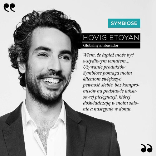 Globalny ambasador Kérastase o gamie Symbiose – portret eksperta fryzjerskiego w czarno-bieli