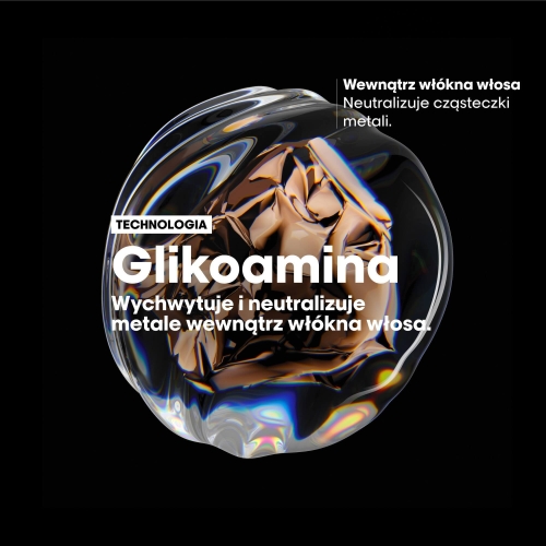 Technologia Glicoamina – neutralizacja metali wewnątrz włókna włosa