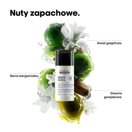 Nuty zapachowe Metal Detox – bergamotka, kwiat grejpfruta i drzewo gwajakowe