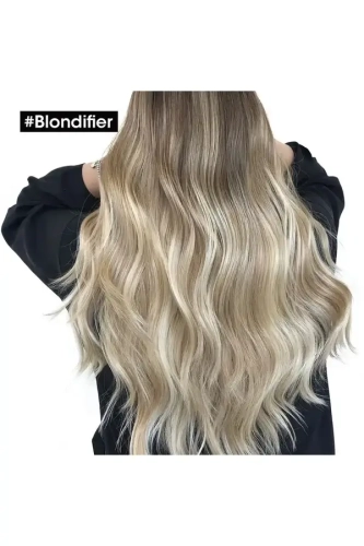 Włosy blond po pielęgnacji L’Oréal Blondifier – efekt gładkości i blasku
