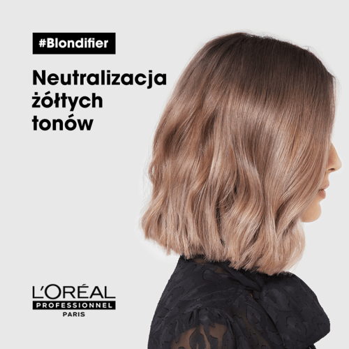 Włosy blond po pielęgnacji L’Oréal Blondifier – efekt blasku i wygładzenia