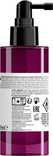 Serum Curl Expression Stymulujące Objętość – tył opakowania i skład INCI