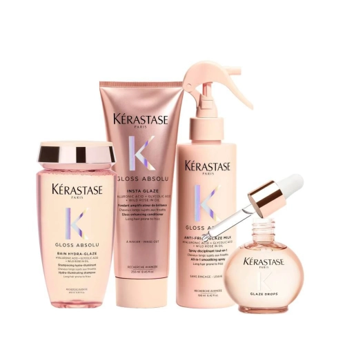 Zestaw wygładzająco-nabłyszczający Anti-Frizz -Gloss Absolu Anti-Frizz Full Routine