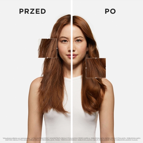 Efekt przed i po – rudy przód