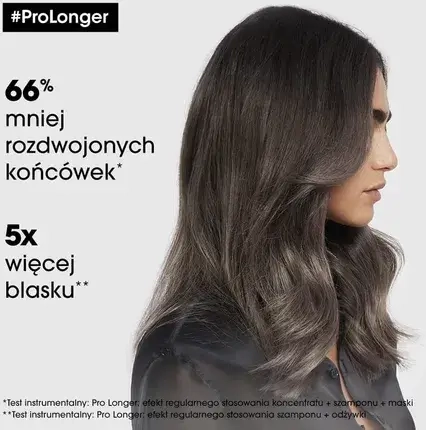 Efekt pielęgnacji Pro Longer – długie, wygładzone włosy z większym blaskiem