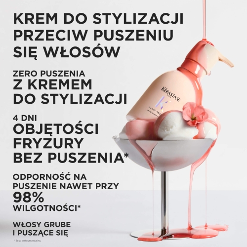 Kérastase Gloss Absolu Frizz-Glaze Cream – wygładzający krem do stylizacji przeciw puszeniu włosów grubych