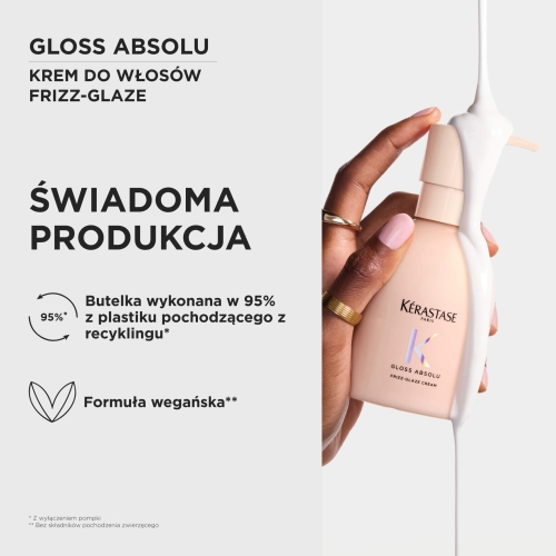 Kérastase Gloss Absolu Frizz-Glaze Cream – krem bez spłukiwania chroniący włosy przed puszeniem