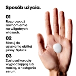Konsystencja szamponu Keratin Alpha Sleek na dłoni
