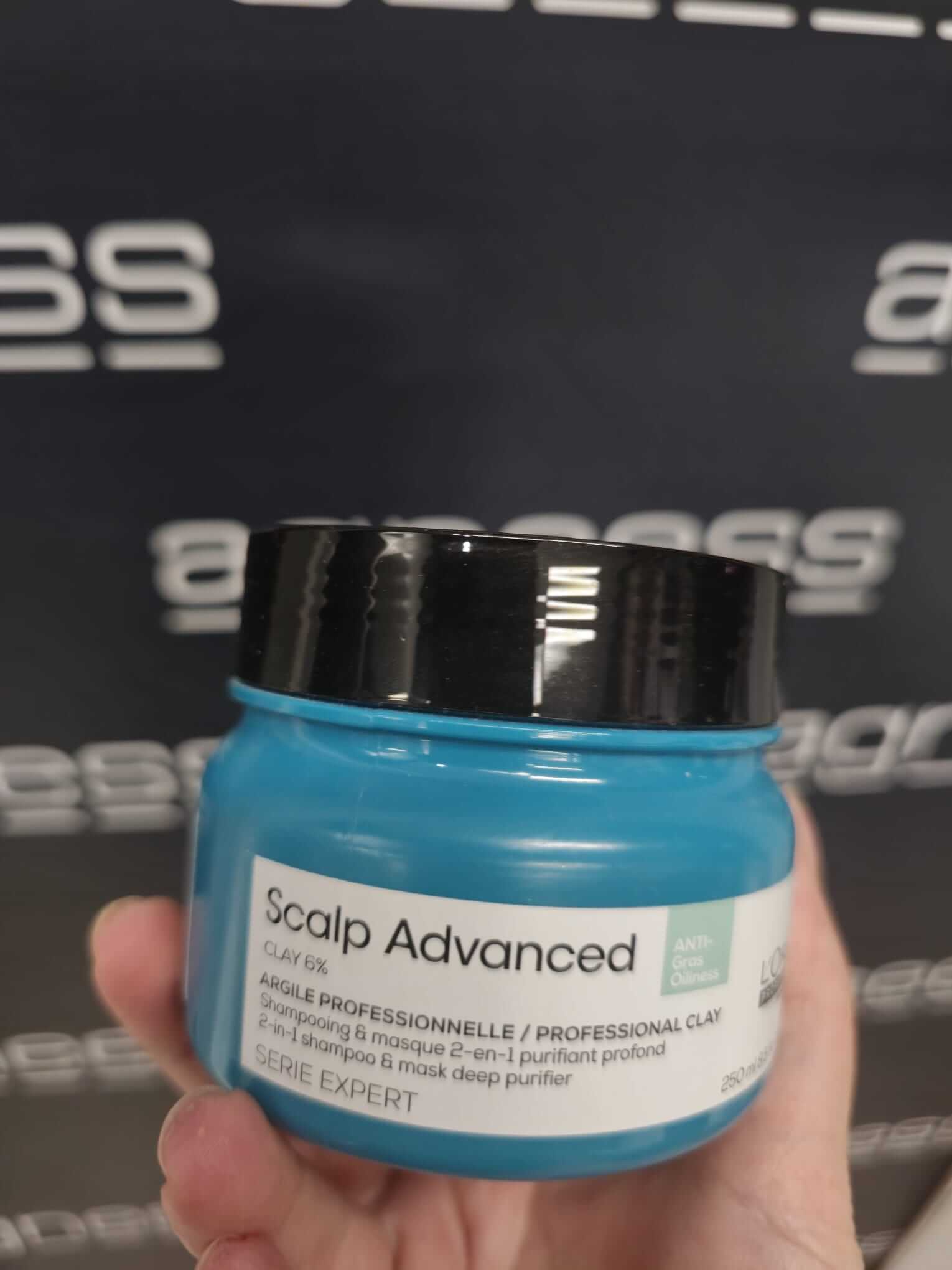 L'Oreal Professionnel Scalp Advanced Anti-Oiliness Clay Mask 250 ml – maska oczyszczająca