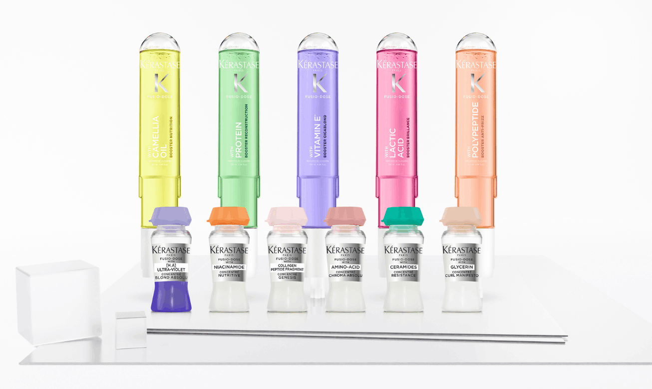 Zestaw ampułek i boosterów fusio dose od kerastase