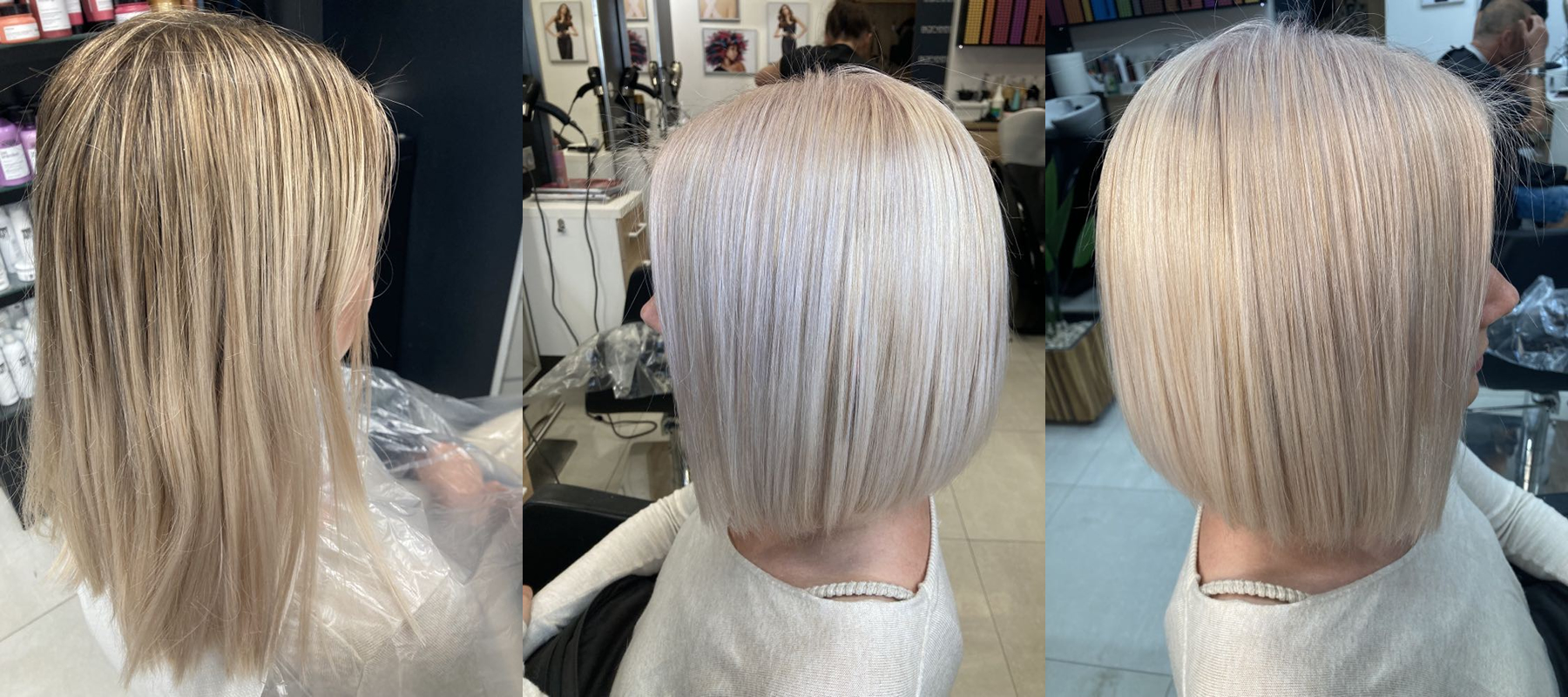 popielaty blond fryzjer warszawa natolin